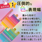 色鉛筆 50色 マカロンカラー 圧倒的な色の表現幅