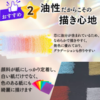 色鉛筆 50色 メタリックカラー 油性ならではの滑らかな描き心地