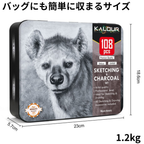 スケッチ鉛筆 108点セット バッグに収まるサイズ 携帯性 重量1.2kg